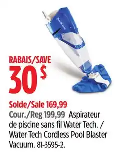 Canadian Tire Water Tech Cordless Pool Blaster Vacuum offer