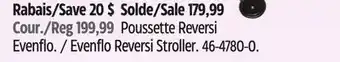 Canadian Tire Evenflo Reversi Stroller offer