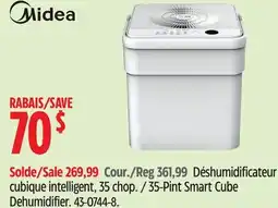 Canadian Tire Midea 35-Pint Smart Cube Dehumidifier offer