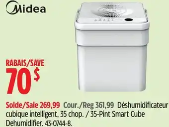Canadian Tire Midea 35-Pint Smart Cube Dehumidifier offer
