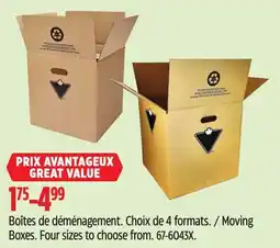 Canadian Tire Moving Boxes offer