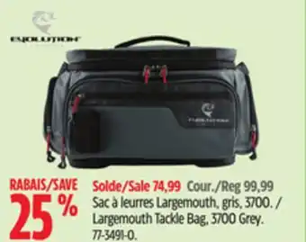 Canadian Tire Evolution Largemouth Tackle Bag offer