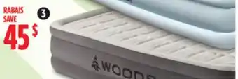Canadian Tire Woods Queen DreamTech Double-High Air Bed with Pump offer