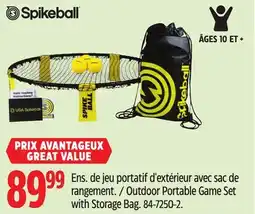 Canadian Tire Spikeball Outdoor Portable Game Set with Storage Bag offer