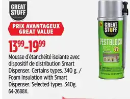 Canadian Tire Great Stuff Foam Insulation with Smart Dispenser offer