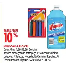 Canadian Tire BIC Selected Household/Cleaning Supplies offer