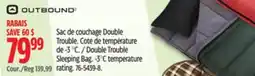 Canadian Tire Outbound Double Trouble Sleeping Bag offer