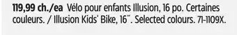 Canadian Tire Illusion Kids' Bike, 16˝ offer