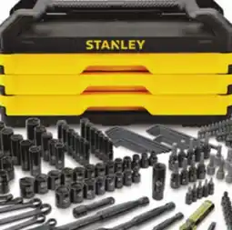 Canadian Tire Stanley Black Chrome Socket Set offer