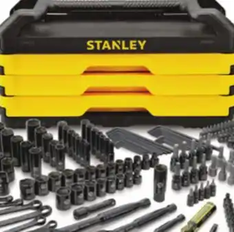 Canadian Tire Stanley Black Chrome Socket Set offer