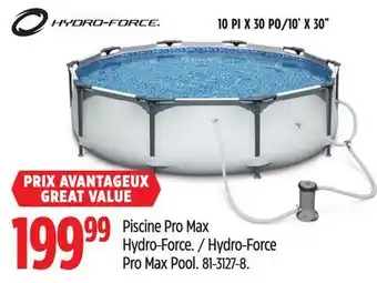 Canadian Tire Hydro-Force Pro Max Pool offer