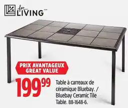 Canadian Tire For Living Bluebay Ceramic Tile Table offer