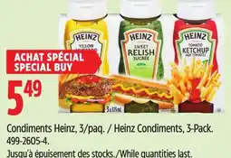 Canadian Tire Heinz Condiments offer