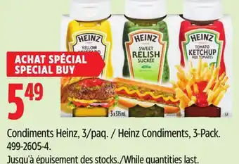 Canadian Tire Heinz Condiments offer