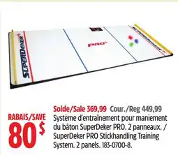 Canadian Tire SuperDeker PRO Stickhandling Training System offer