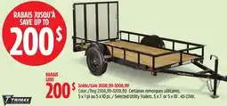 Canadian Tire Motomaster Selected Utility Trailers offer