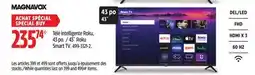 Canadian Tire Magnavox 43˝ Roku Smart TV offer