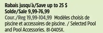 Canadian Tire Step 2 Selected Pool and Pool Accessories offer