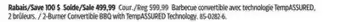 Canadian Tire 2-Burner Convertible BBQ with TempASSURED Technology offer