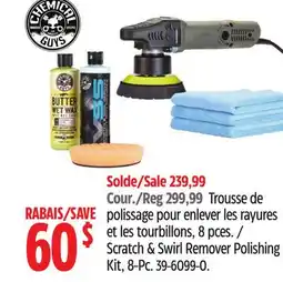 Canadian Tire Chemical-guys Scratch & swirl remover polishing kit, 8- Pc offer