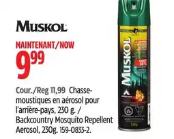 Canadian Tire muskol Backcountry Mosquito Repellent Aerosol, 230g offer