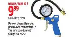 Canadian Tire Mastercraft Tire Inflation Gun with Gauge offer