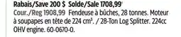 Canadian Tire Champion 28-Ton Log Splitter offer