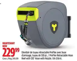 Canadian Tire Yardworks ProFlex Retractable Hose Reel with 120´ Hose with Nozzle offer