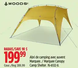 Canadian Tire Woods Marquee Canopy Camp Shelter offer