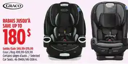 Canadian Tire Selected Car Seats offer