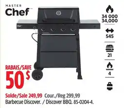 Canadian Tire Master-chef Discover BBQ offer