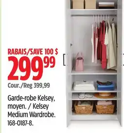 Canadian Tire CANVAS Kelsey Medium Wardrobe offer