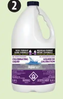Canadian Tire Aquarius Liquid Pool Chlorine offer