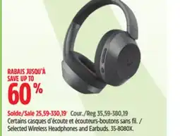 Canadian Tire JLab Selected Wireless Headphones and Earbuds offer