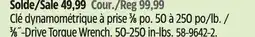 Canadian Tire 3⁄8˝-Drive Torque Wrench offer