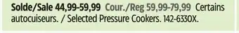 Canadian Tire Imusa Selected Pressure Cookers offer