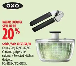 Canadian Tire OXO Selected Kitchen Gadgets offer