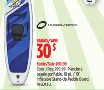 Canadian Tire Hydro-Force 10´ Inflatable Stand-Up Paddle Board offer
