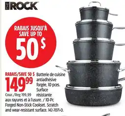 Canadian Tire 10-Pc Forged Non-Stick Cookset. Scratch and wear-resistant surface offer