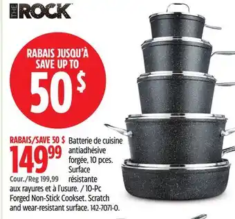 Canadian Tire 10-Pc Forged Non-Stick Cookset. Scratch and wear-resistant surface offer