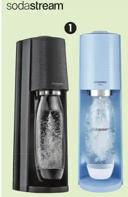 Canadian Tire Sodastream Terra Sparkling Water Maker. White, misty blue or black offer
