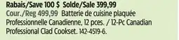 Canadian Tire Paderno 12-Pc Canadian Professional Clad Cookset offer