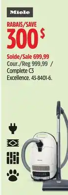 Canadian Tire Miele Complete C3 Excellence offer