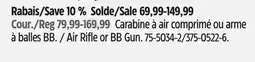 Canadian Tire Air Rifle or BB Gun offer