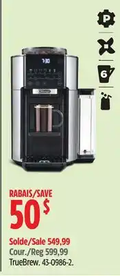 Canadian Tire DeLonghi TrueBrew offer