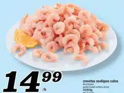 Marché Richelieu crevettes nordiques cuites | Peeled cooked northern shrimp offer