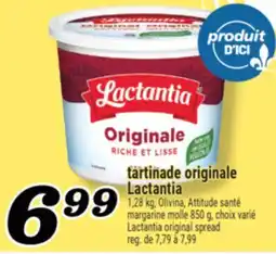 Marché Richelieu TARTINADE ORIGINALE LACTANTIA | LACTANTIA ORIGINAL SPREAD offer