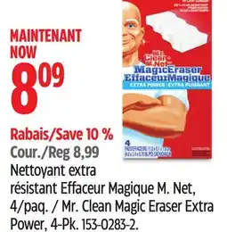 Canadian Tire Mr. Clean Magic Eraser Extra Power offer
