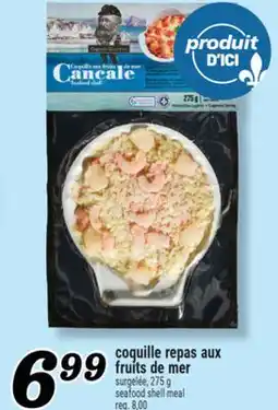 Marché Richelieu COQUILLE REPAS AUX FRUITS DE MER | SEAFOOD SHELL MEAL offer