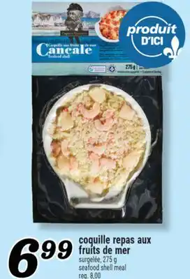 Marché Richelieu COQUILLE REPAS AUX FRUITS DE MER | SEAFOOD SHELL MEAL offer
